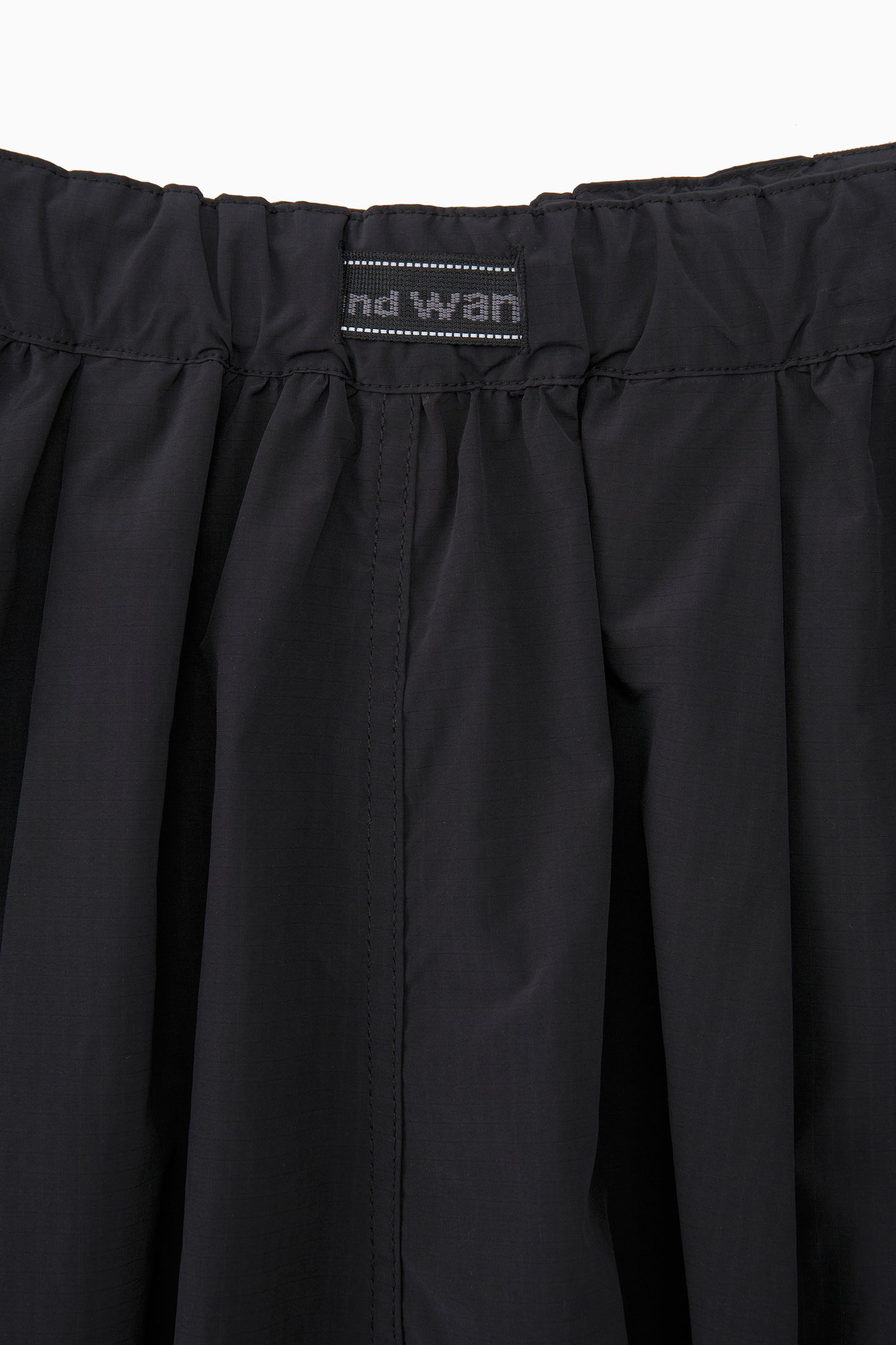 And Wander Oversized Cargo Skirt - Black
