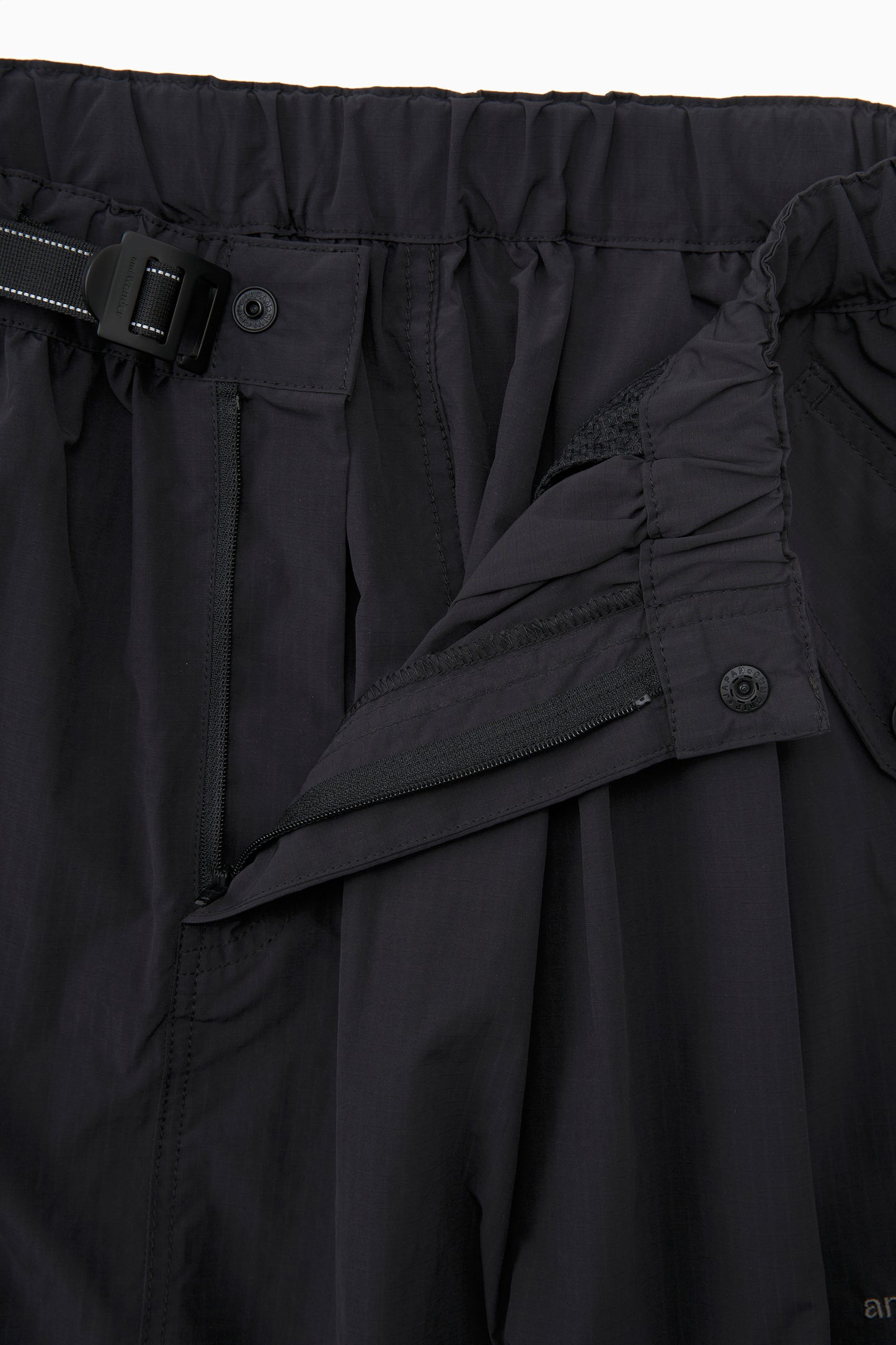 And Wander Oversized Cargo Skirt - Black