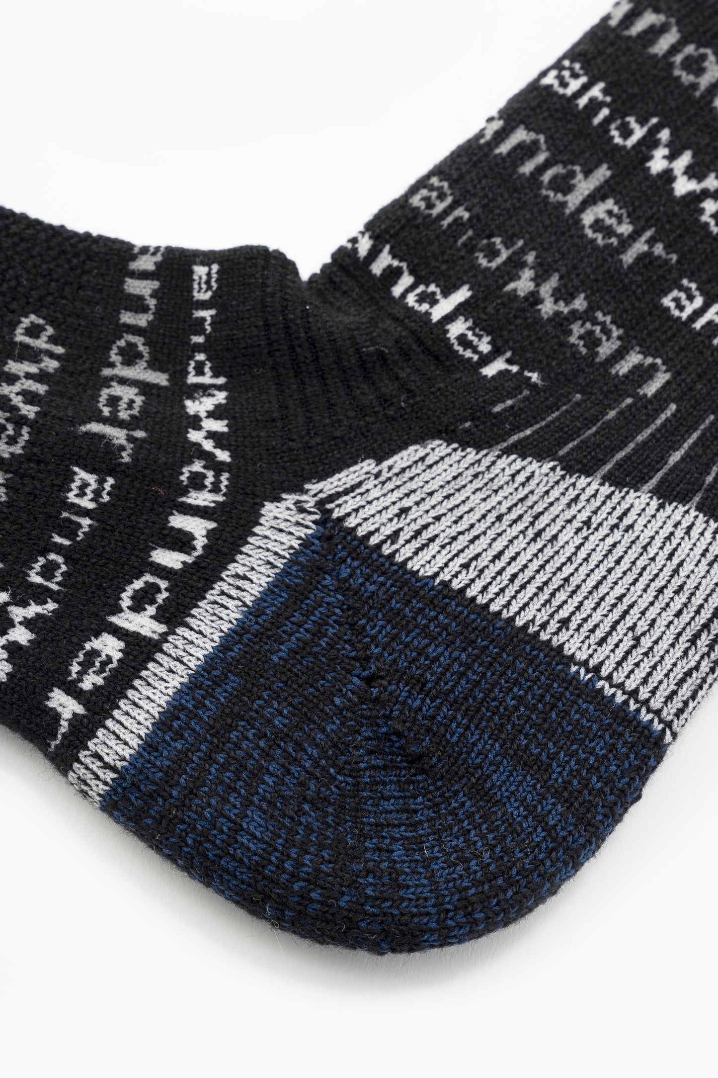 And Wander Wool Socks - Black
