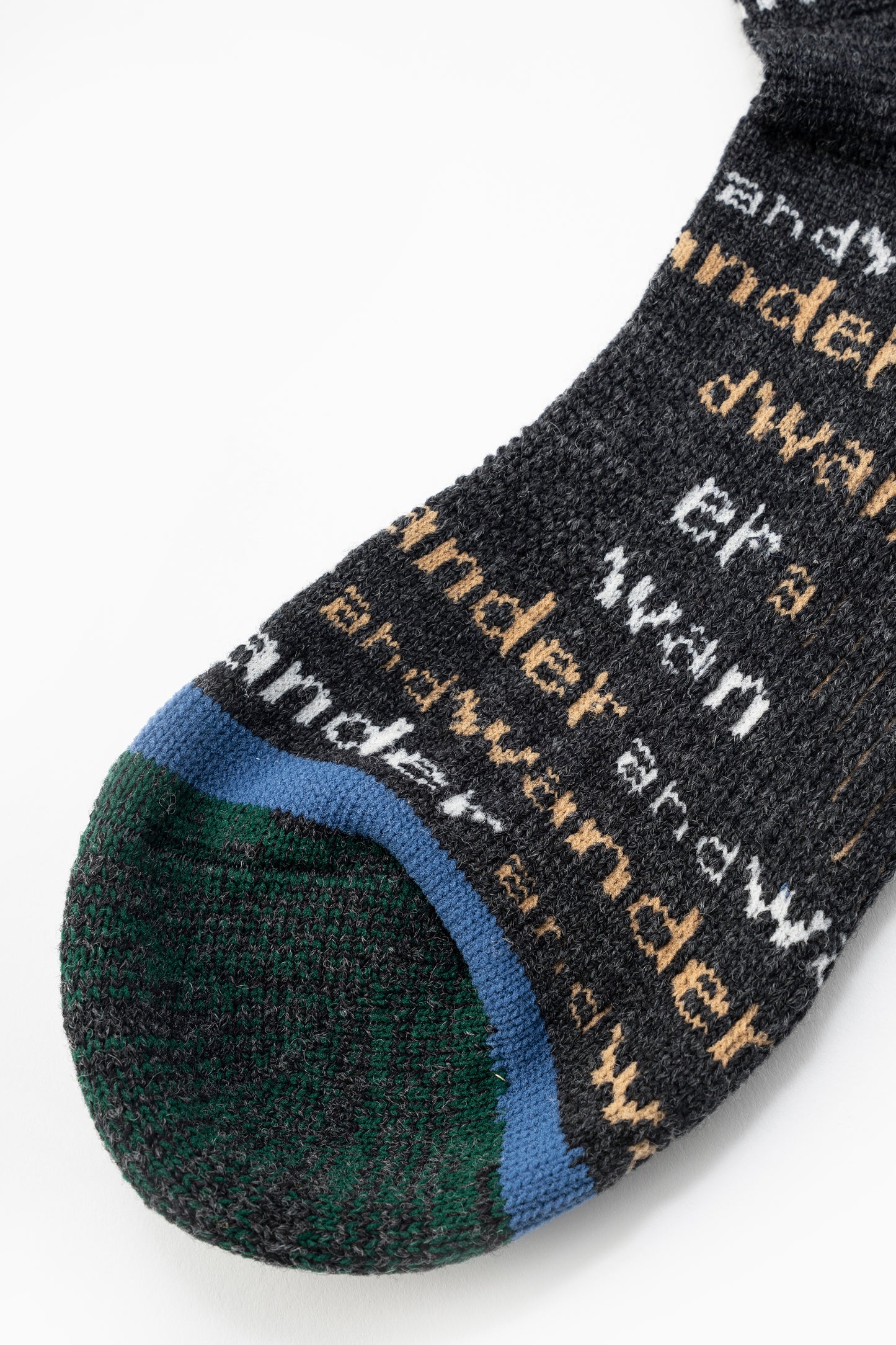 And Wander Wool Socks - Charcoal