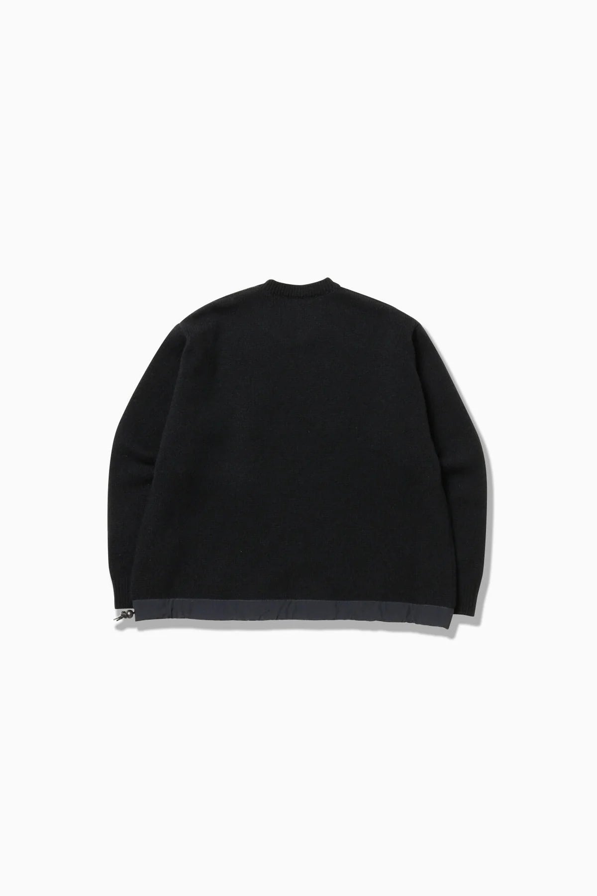 And Wander Unisex Shetland Wool Sweater - Black