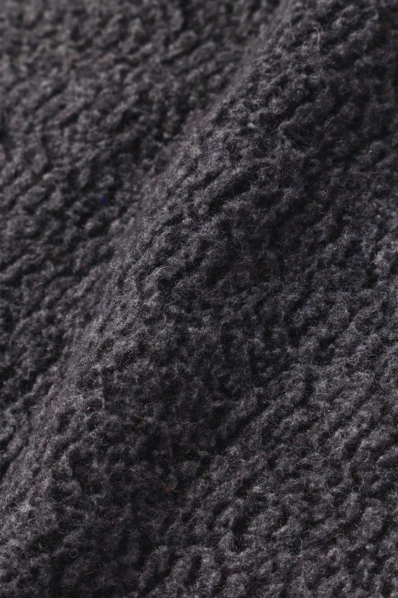 And Wander Unisex Re Wool Zip Jacket - Charcoal