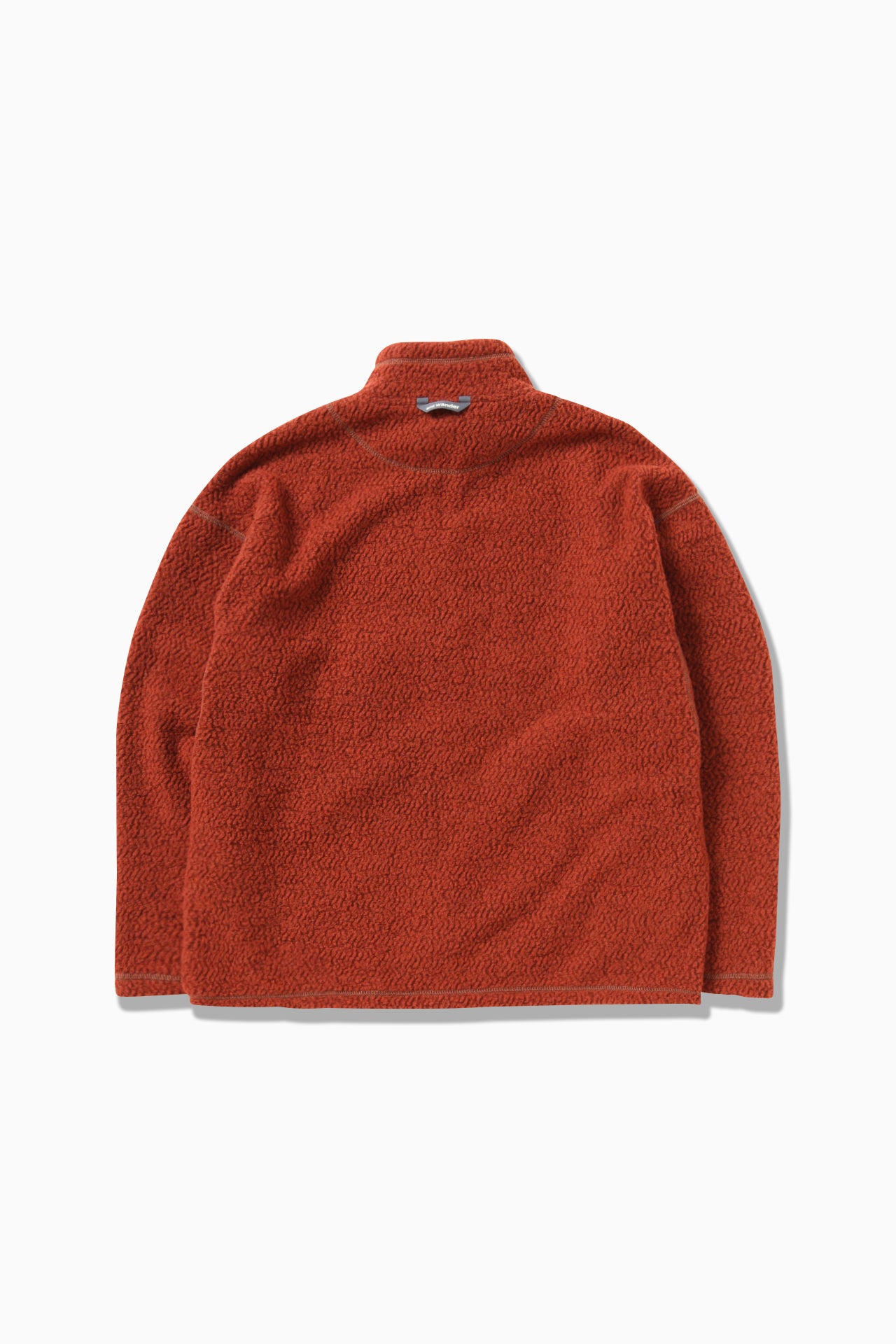 And Wander Unisex Re Wool Zip Jacket - Red