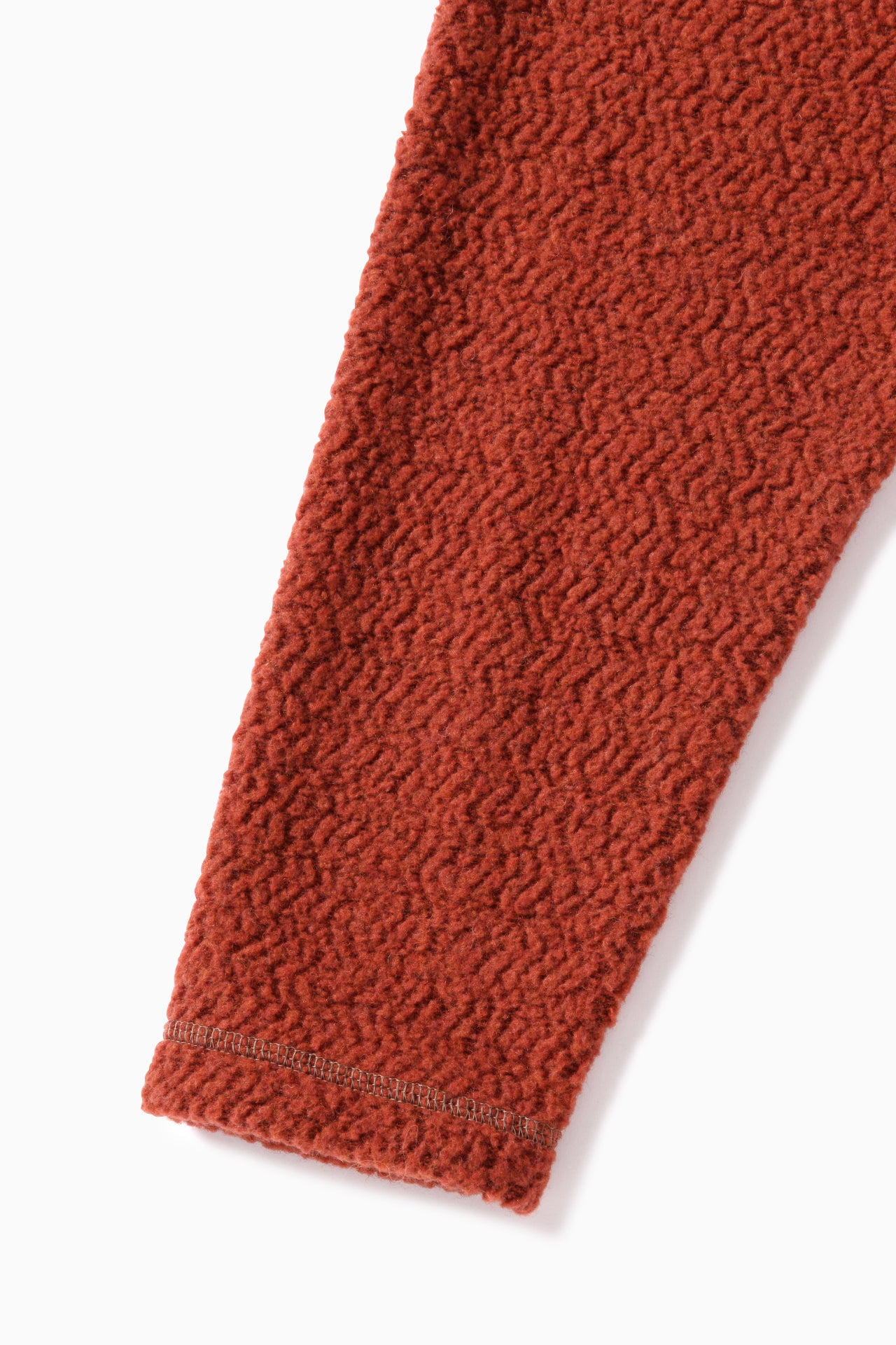 And Wander Unisex Re Wool Zip Jacket - Red