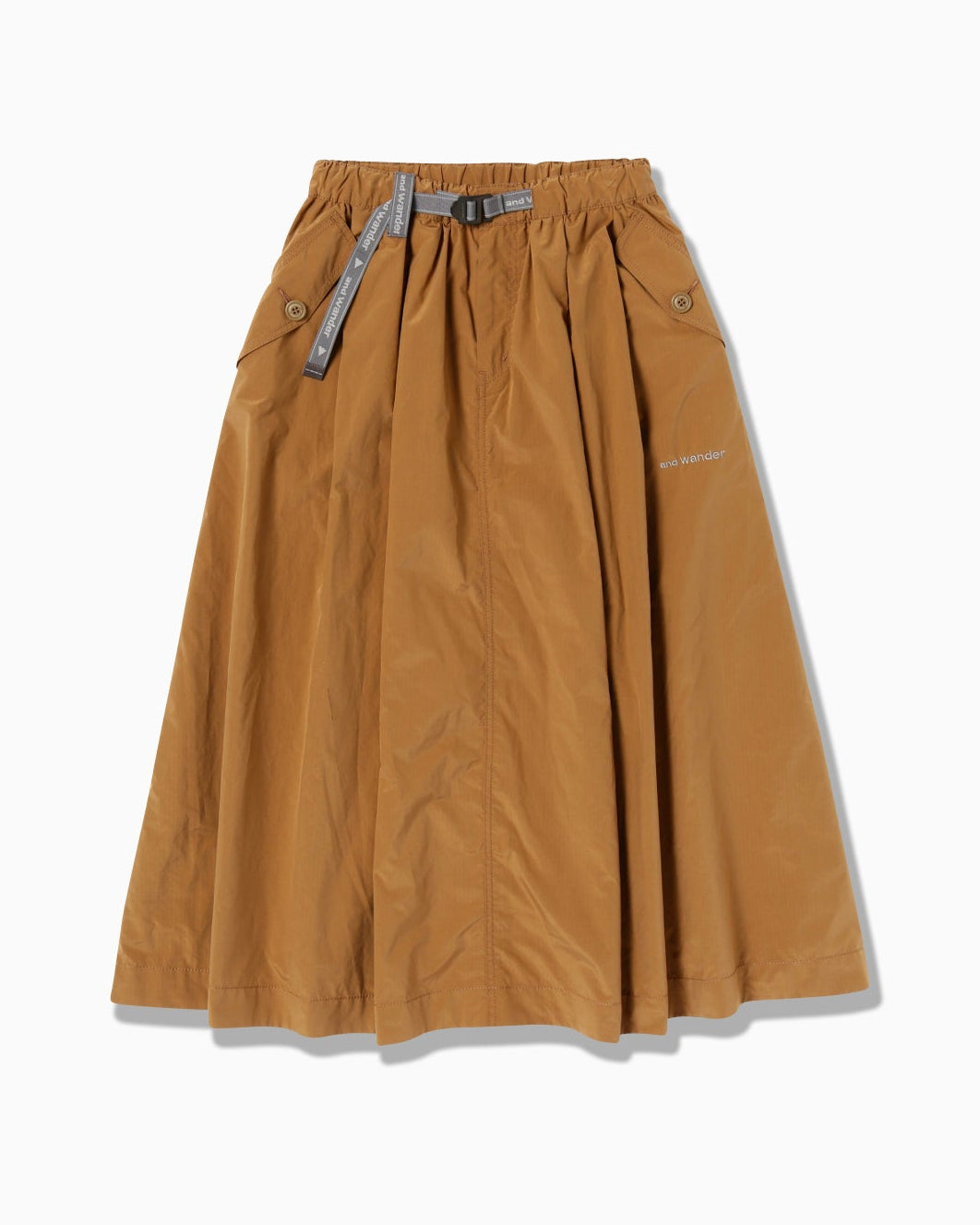 And Wander Oversized Cargo Skirt - Light Brown – Out & About