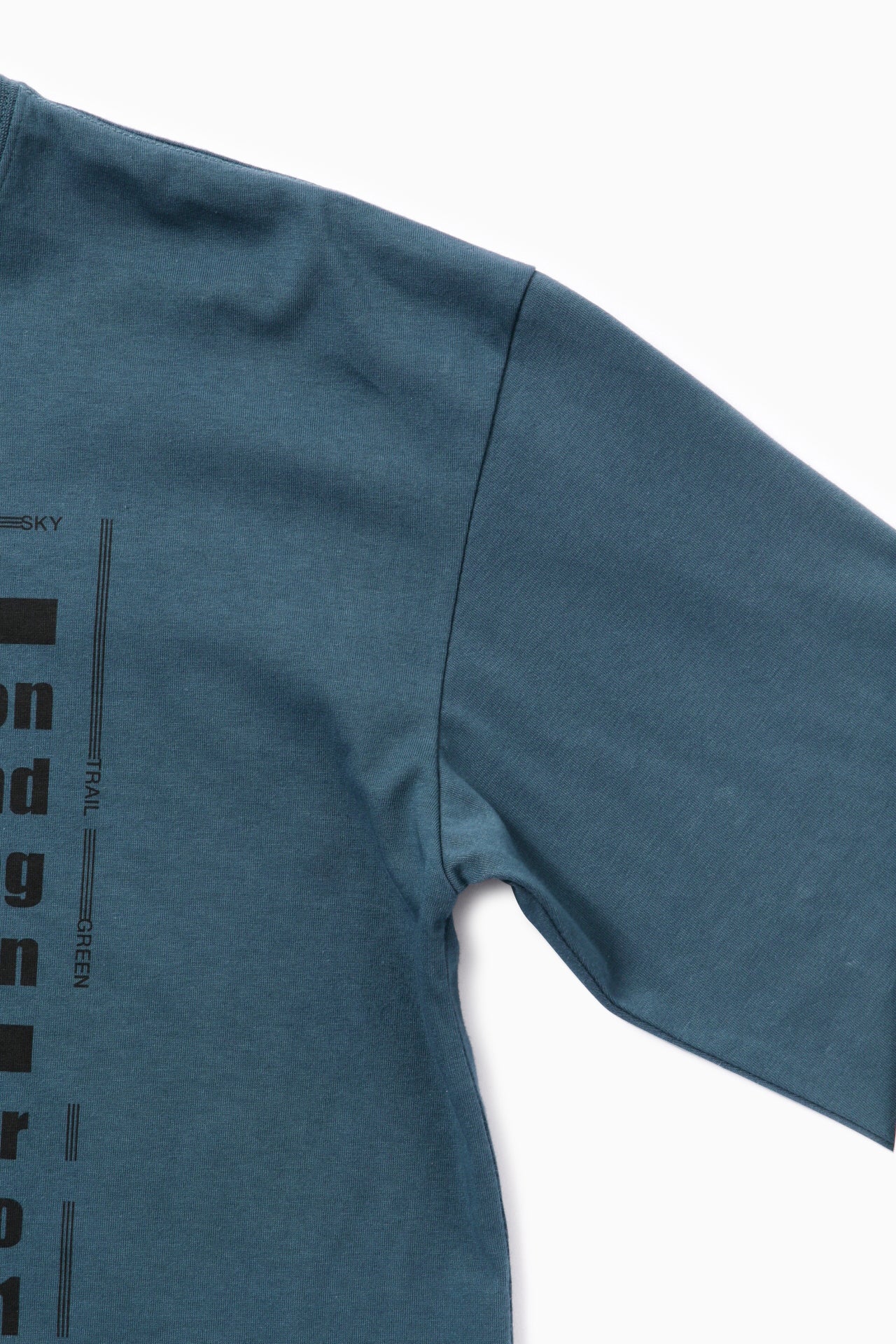 And Wander Unisex Typography Printed Long-sleeve Shirt