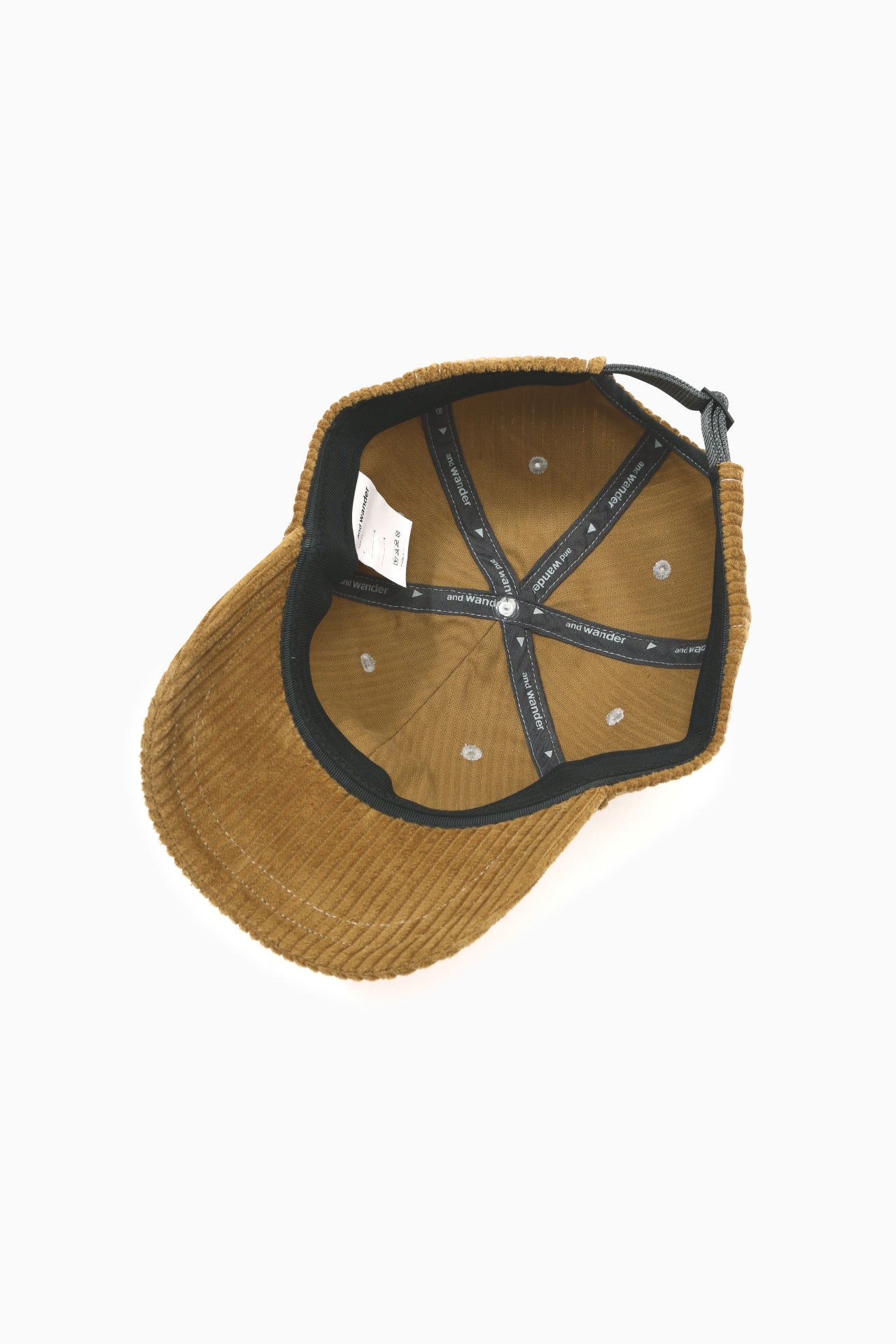And Wander Corduroy Cap - Camel