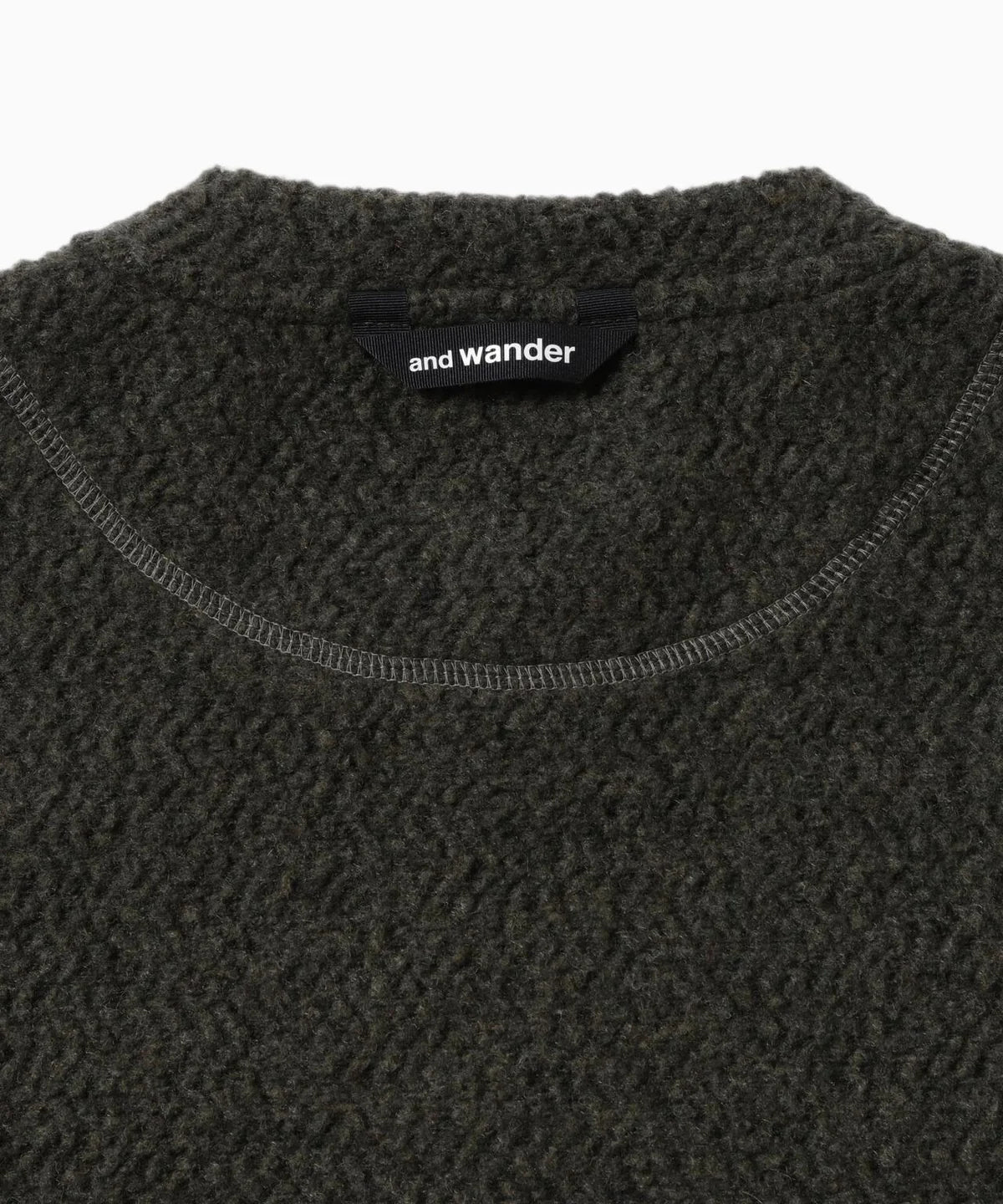 And Wander Women's Re Wool Crew Neck - Khaki
