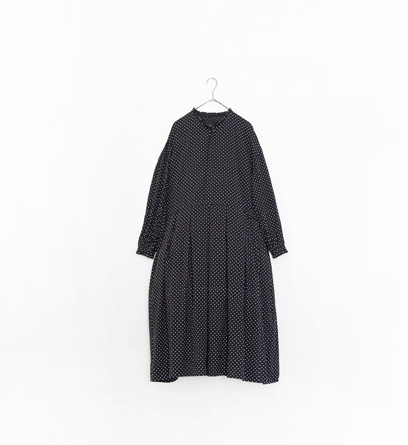 Veritecoeur Polka Dot Dress - Black