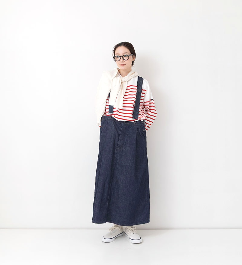 Veritecoeur Denim Skirt-One Wash