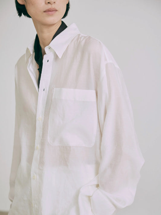 Nicholson & Nicholson Clea Silk Shirt - Off-white