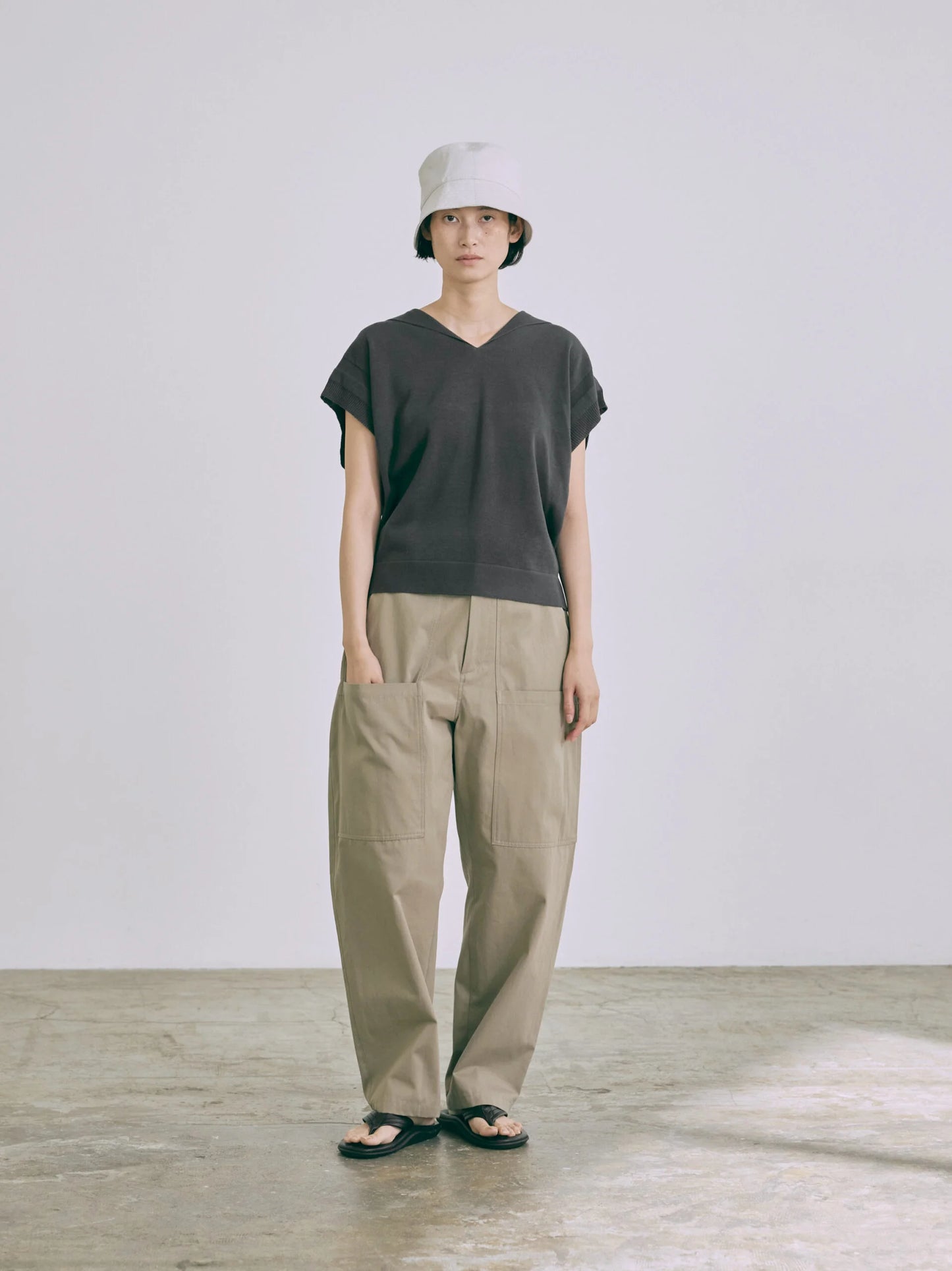 Nicholson & Nicholson Diver Top - Charcoal