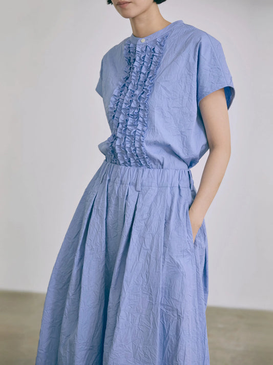 Nicholson & Nicholson Mira-CC Skirt - Sax Blue