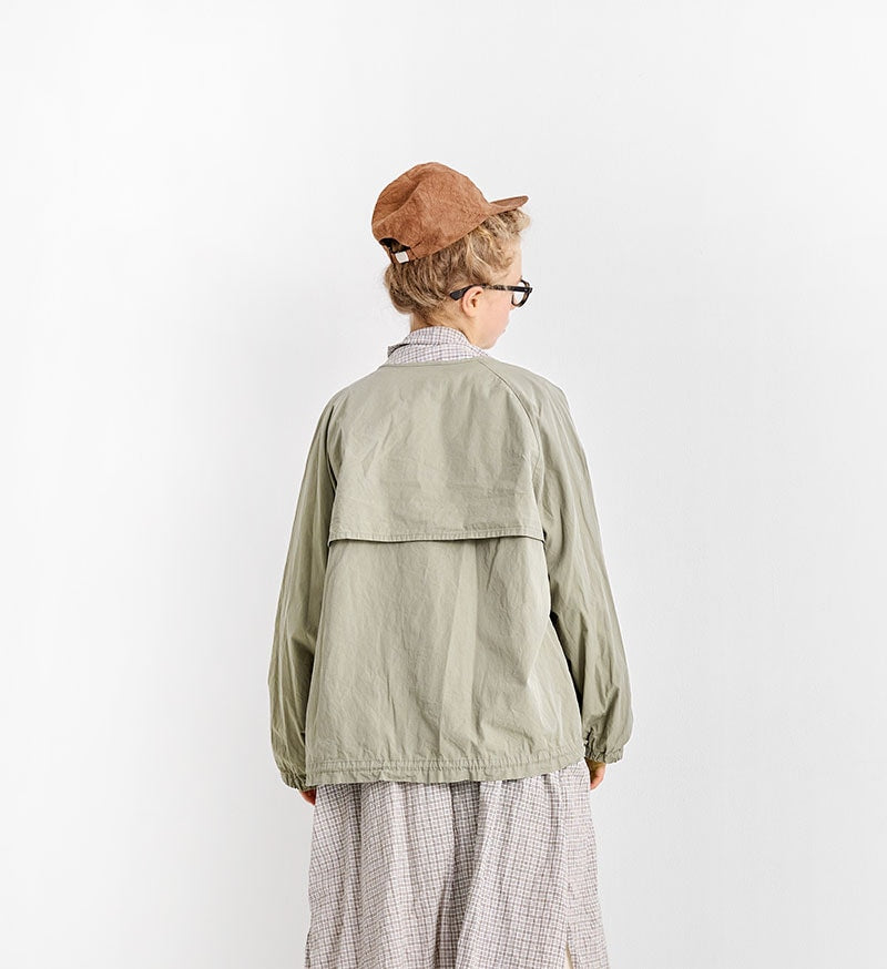 Veritecoeur Vegetable-dyed Shirt Jacket - Khaki Grey