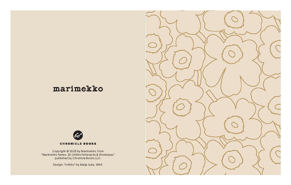 Marimekko Notes - Beige