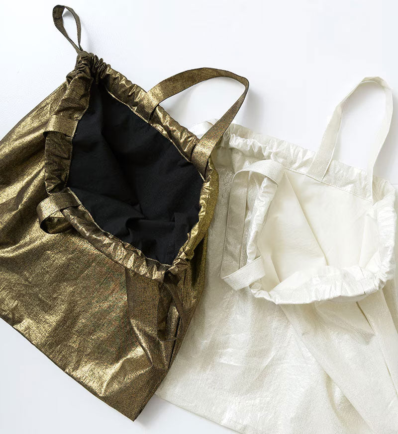Veritecoeur Metalic Pouch Bag - Gold