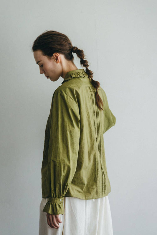 Fog Linen Work Nirav Shirts - Dark Olive