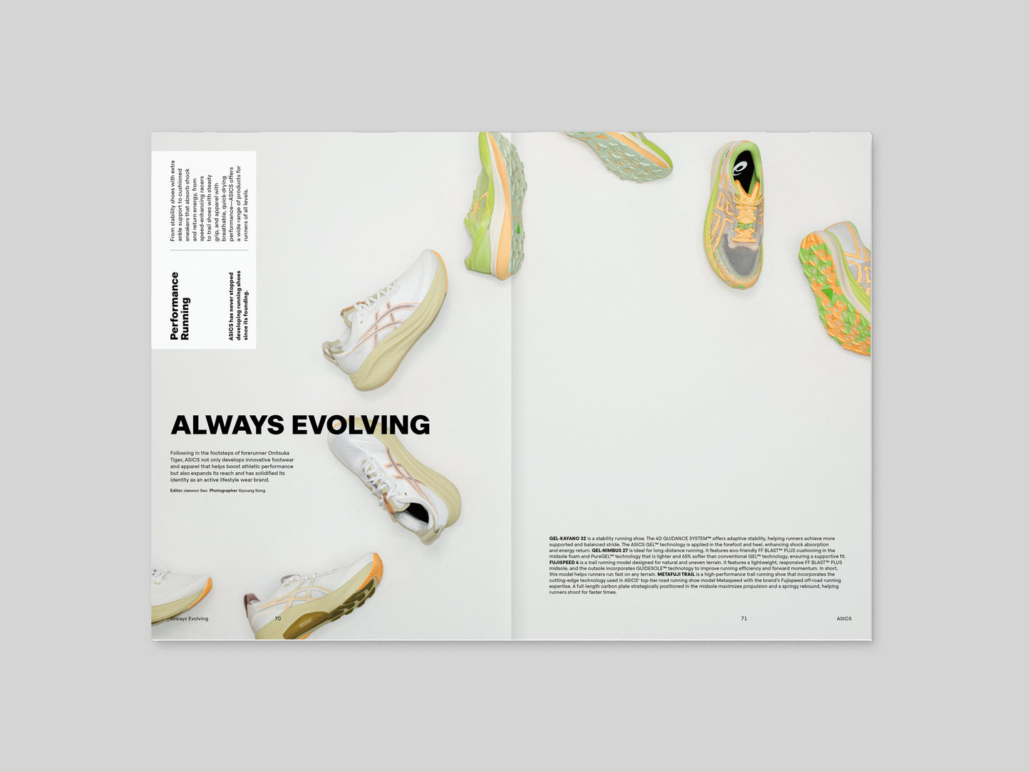 Magazine B: Asics