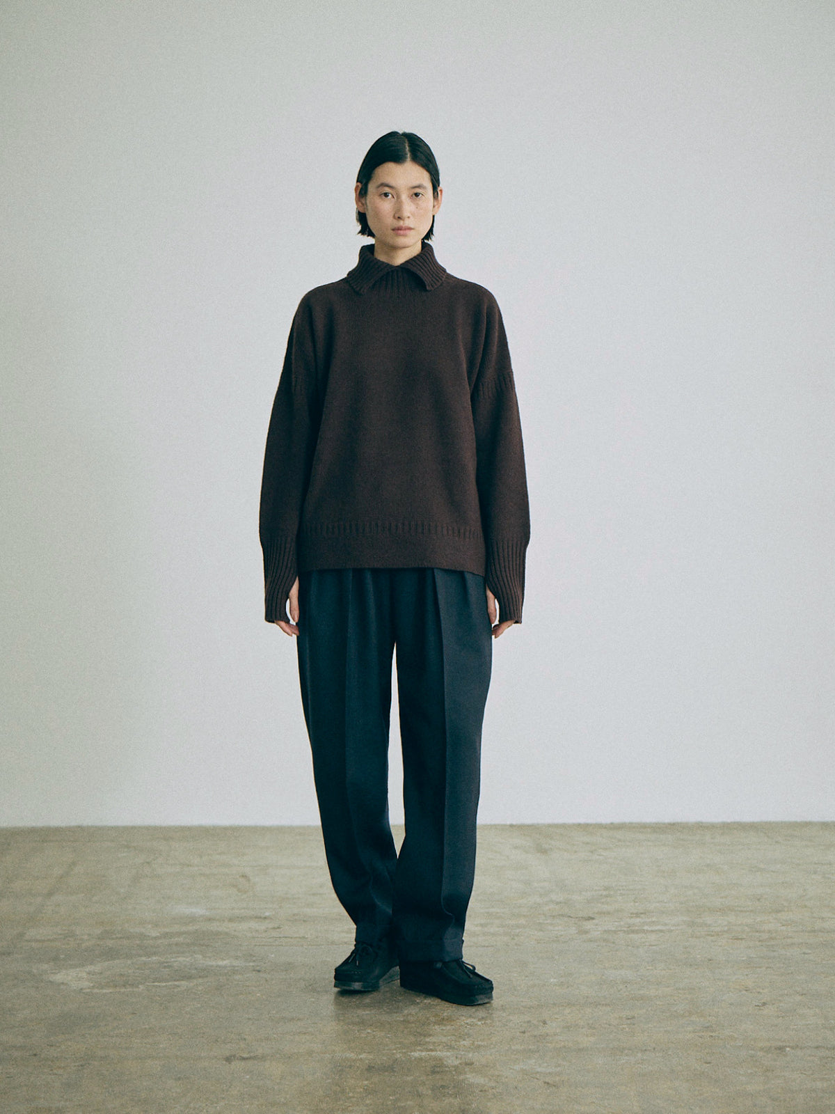 Nicholson & Nicholson Lulu Wool Knitted Sweater - Brown