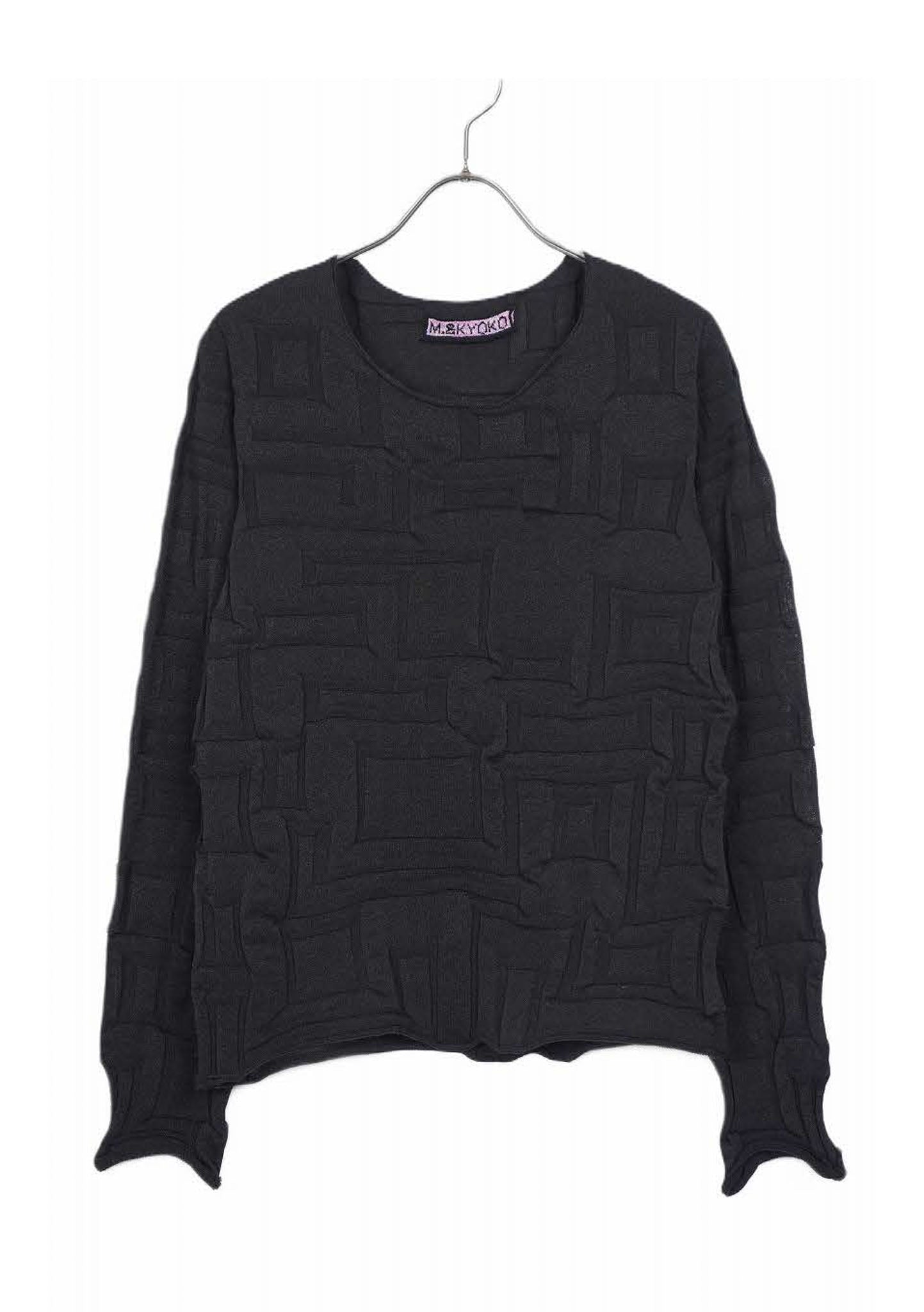 M. & Kyoko Knitted Pullover - Black (1461)