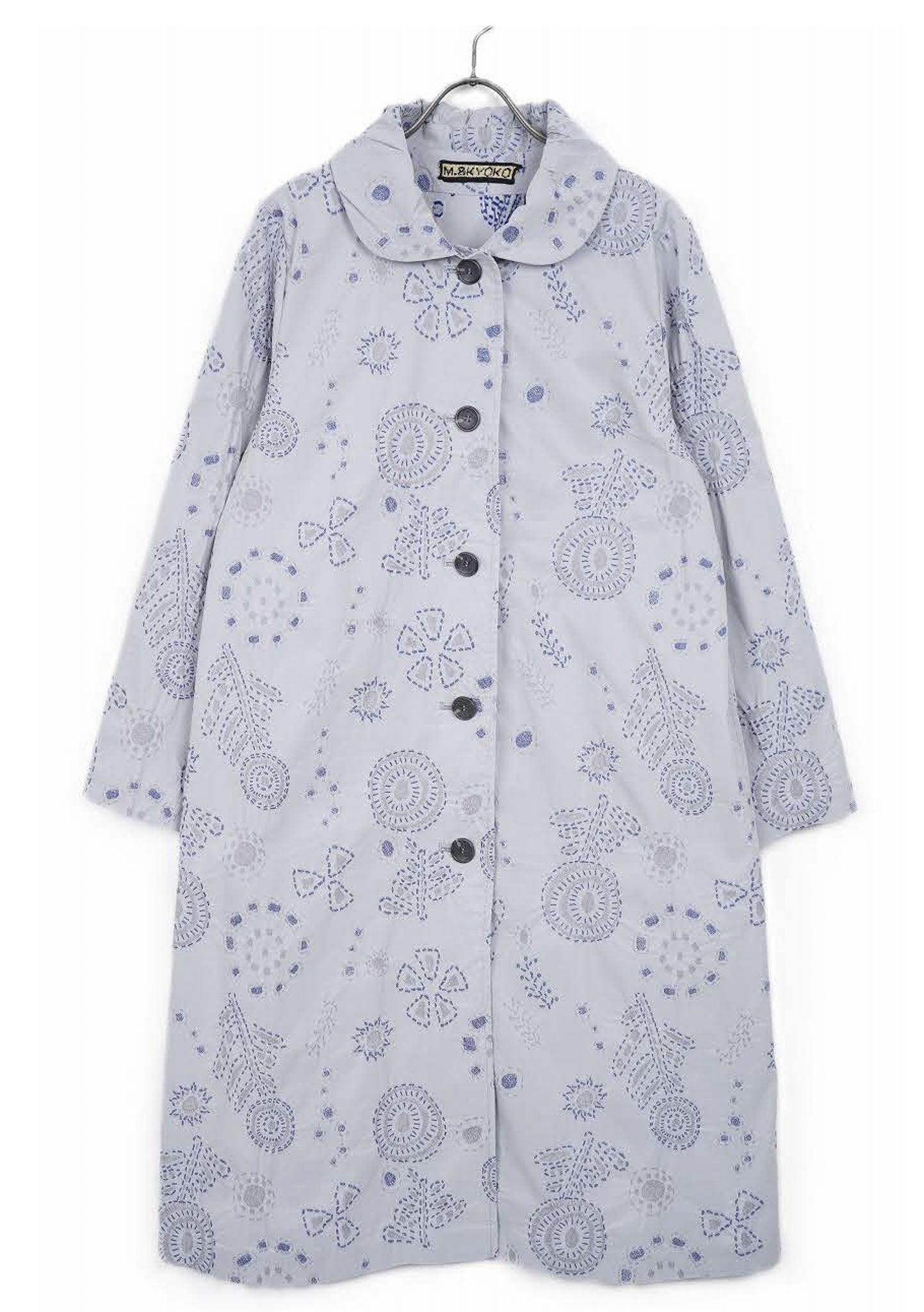 M. & Kyoko woven Coat - Light Grey (1482)