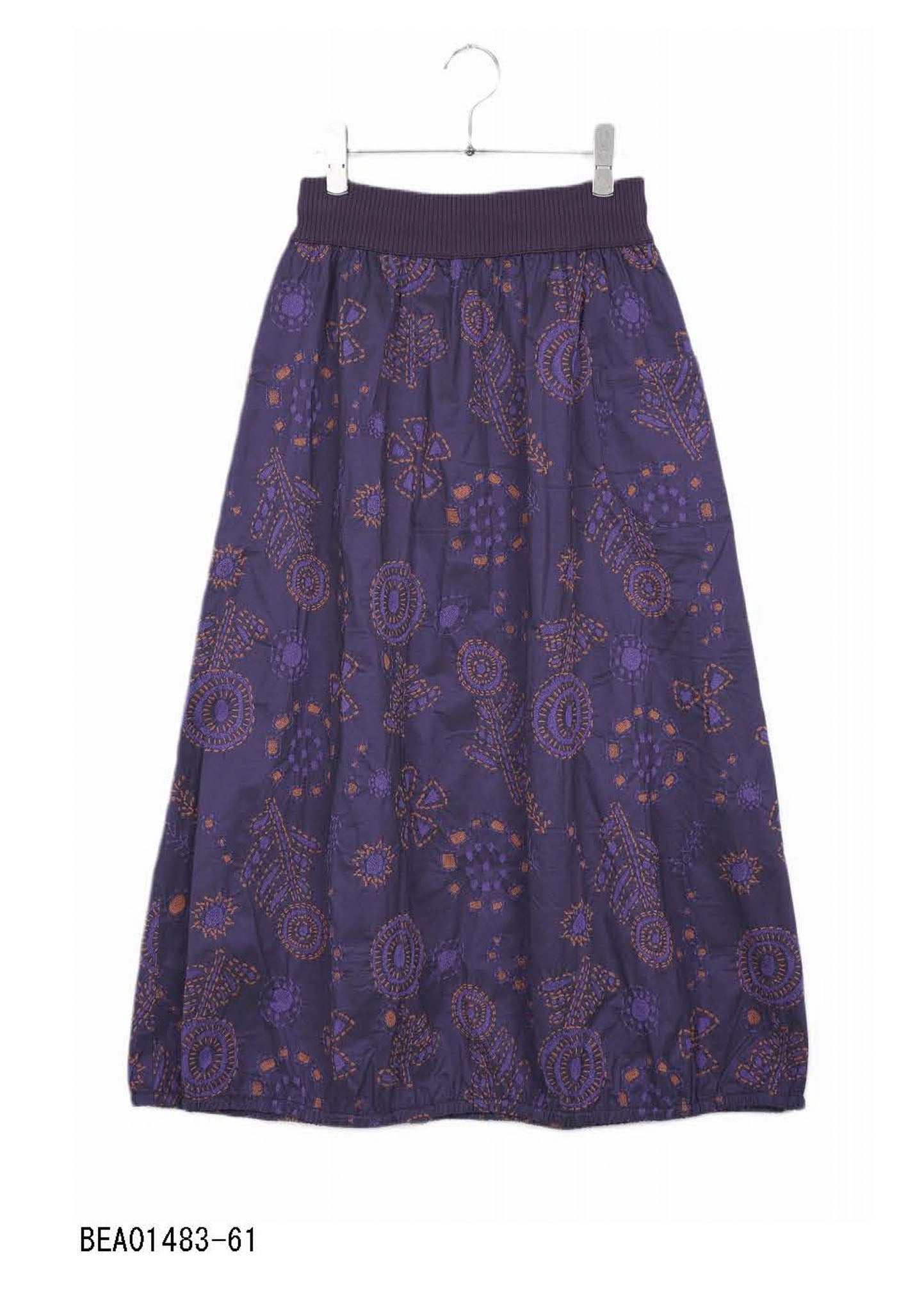 M. & Kyoko Woven Skirt- Purple (1483)