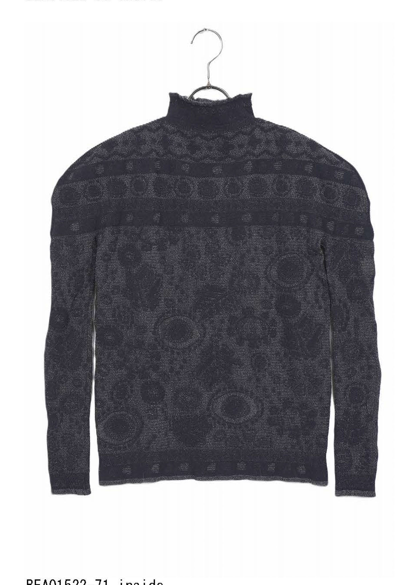 M. & Kyoko Reversible Woven Pullover - Light Grey (1522)