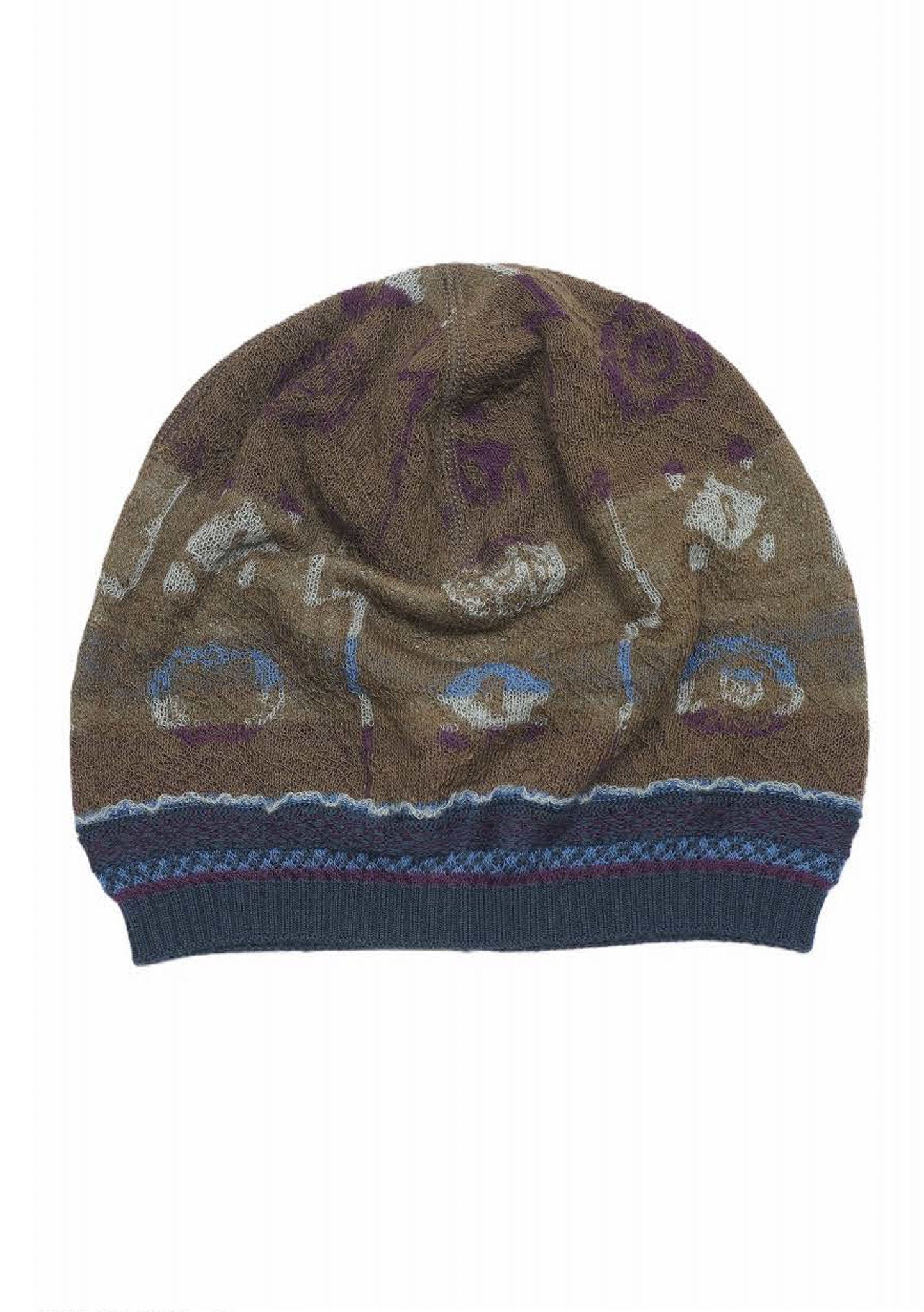 Fuga Fuga Knitted Cap - Khaki (7405)