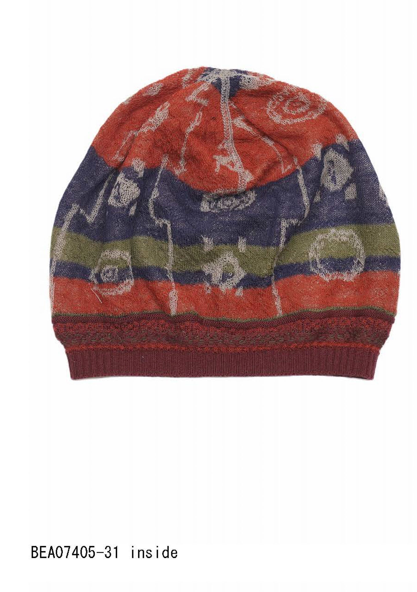 Fuga Fuga Knitted Cap - Beige (7405)