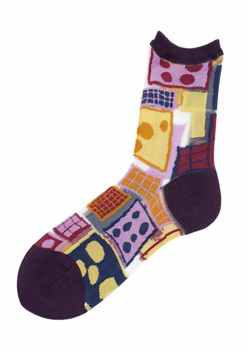 Fuga Fuga Socks - Purple (7073)
