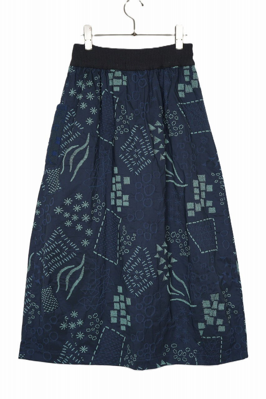 Fuga Fuga Woven Skirt - Dark Blue