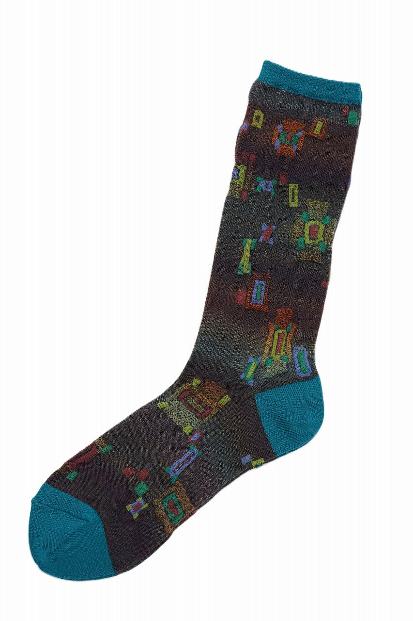 Fuga Fuga Wool/Cotton Socks - Dark Grey