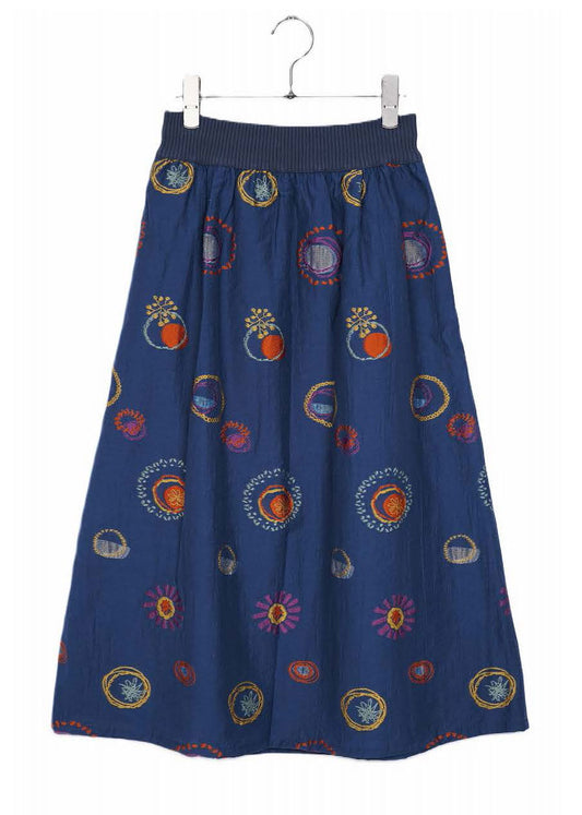 M Kyoko Woven Skirt - Dark blue (1071)
