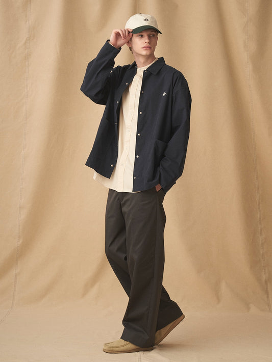 Danton 6-Panel Two Tones Baseball Cap- Ecru x Green