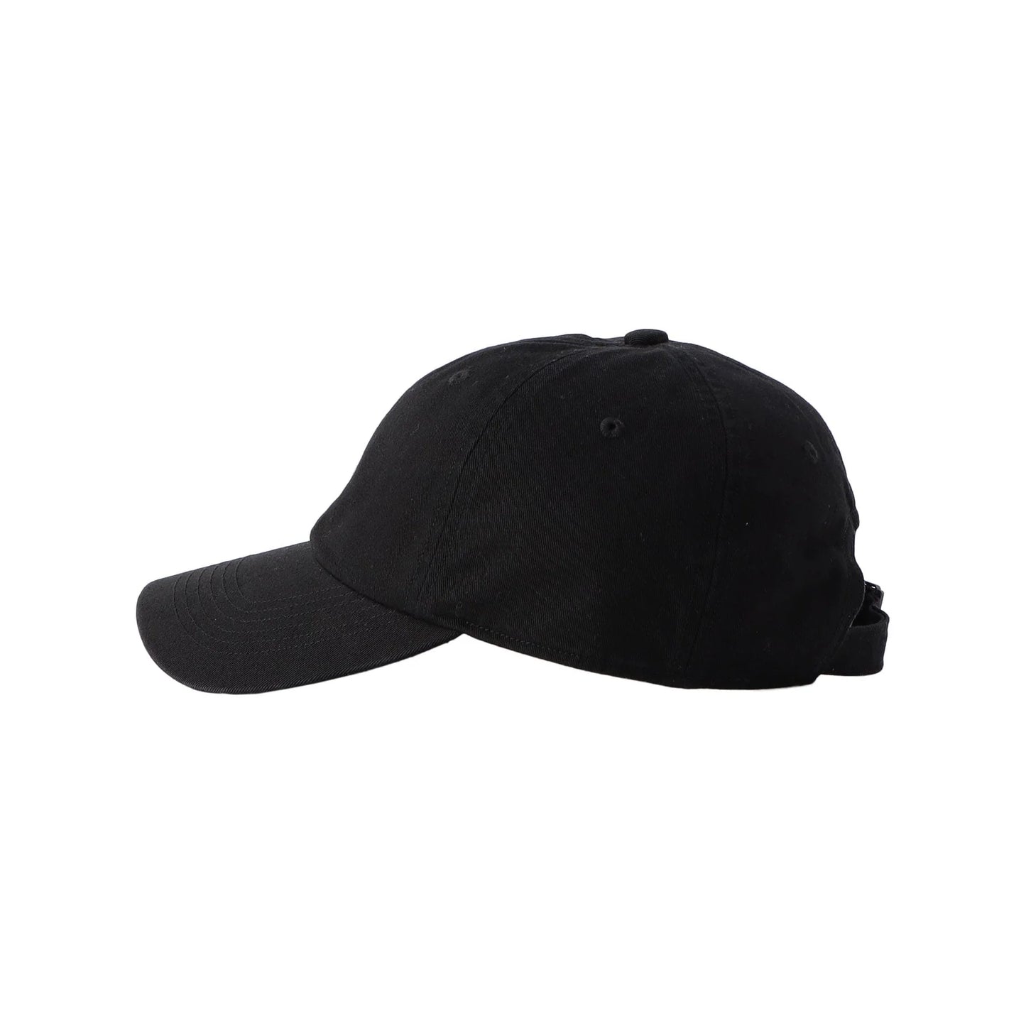 Danton 6 Panel Chino Cloth Baseball Cap - Black