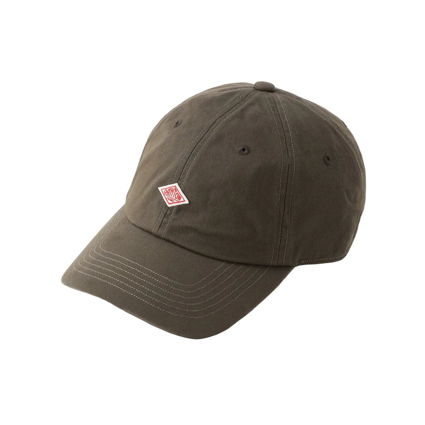 Danton 6 Panel Chino Cloth Baseball Cap - Charcoal
