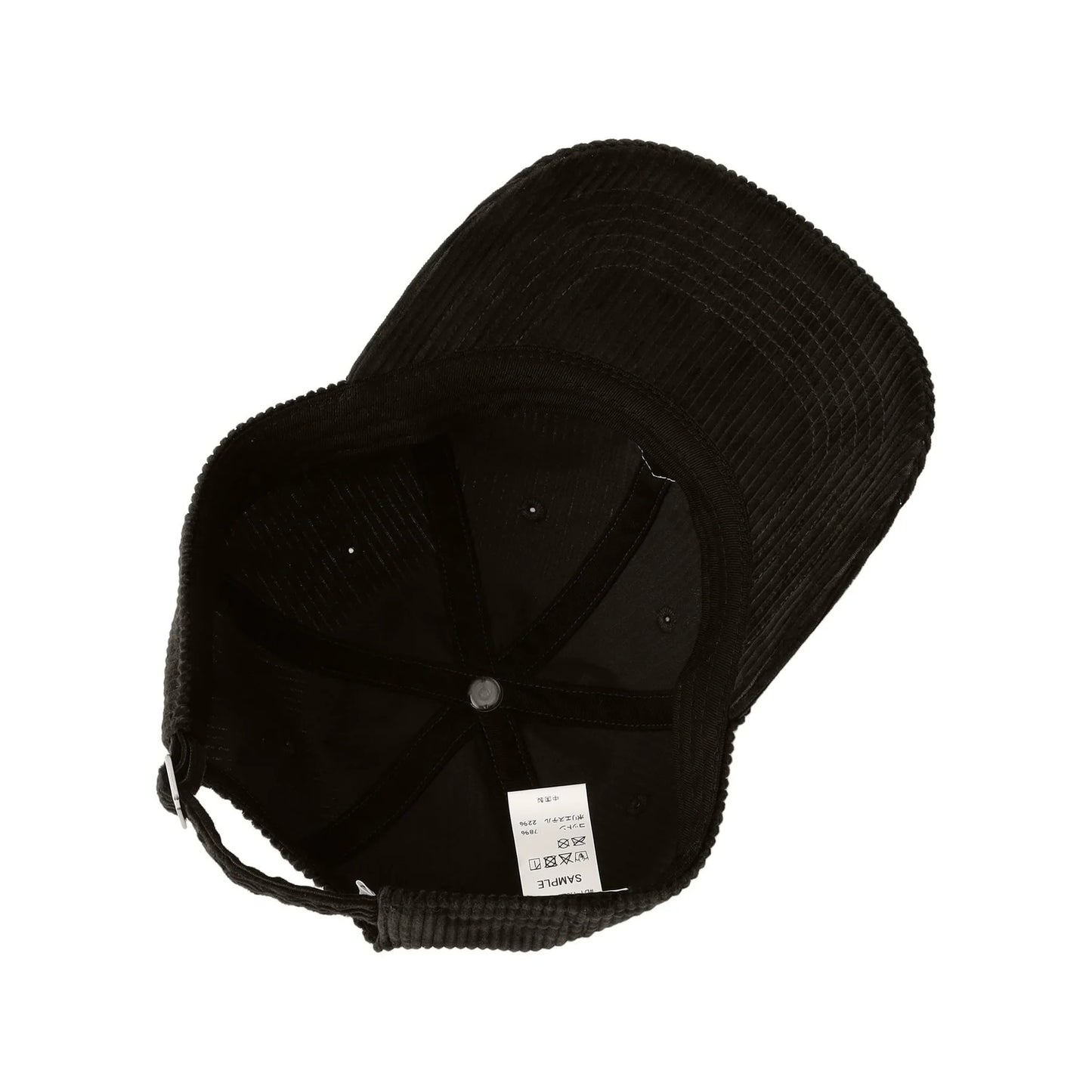 Danton 6-Panel Unisex Corduroy Baseball Cap - Dark Brown
