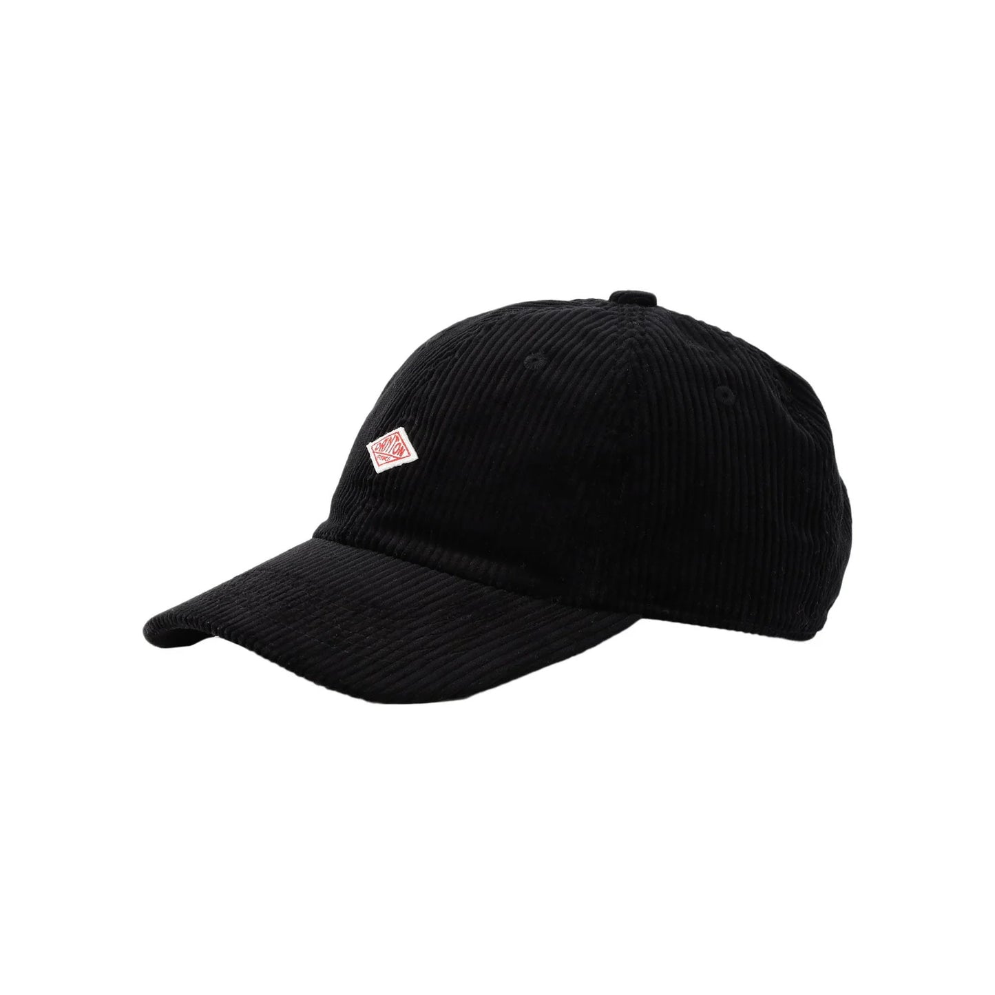 Danton 6-Panel Unisex Corduroy Baseball Cap - Black