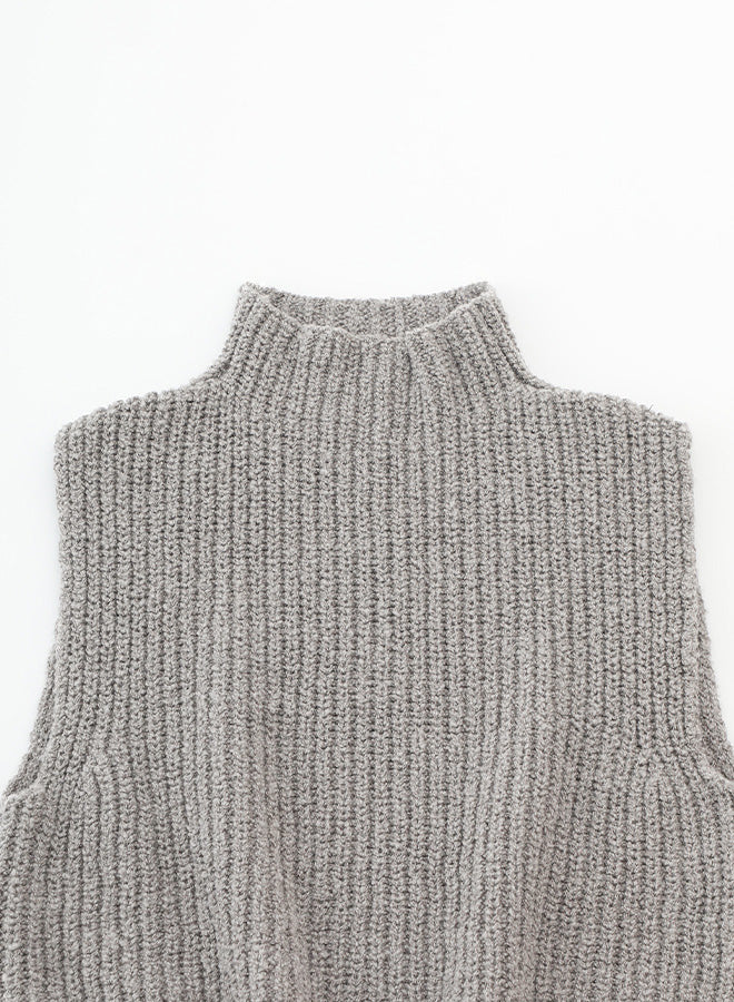 evam eva Wool Vest - Grege