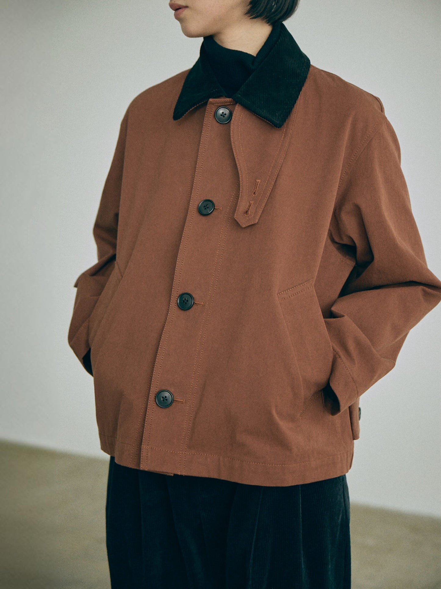 Nicholson & Nicholson Romeo Heavy Cotton Jacket - Brown