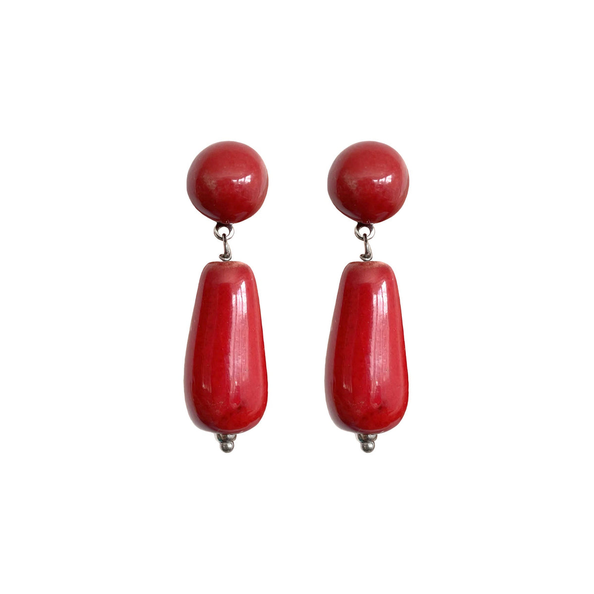Arriving Soon: Blanca Olmos El Rocío Earrings - Red