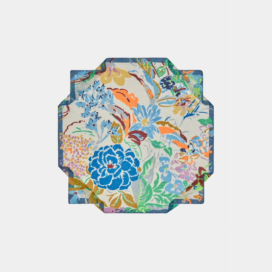 SS26 ÉPICE Paris Square Scarf PS2693 - Blue