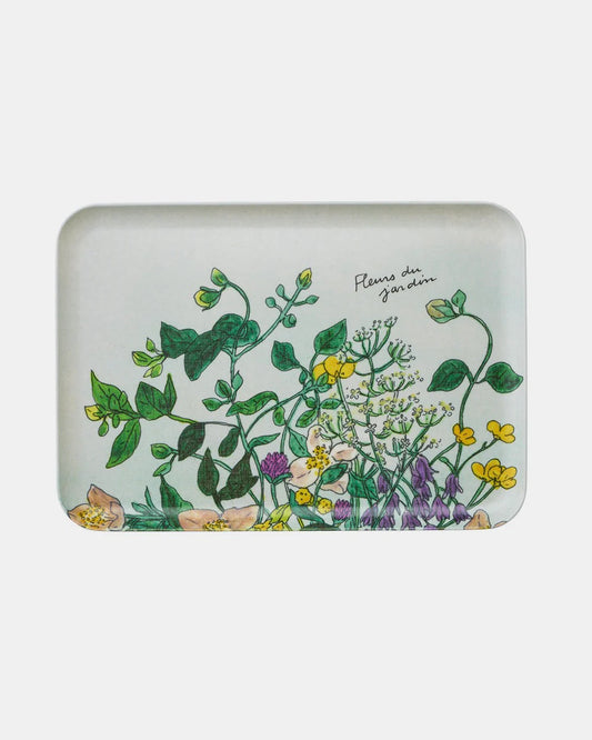 Fog Linen Work x Isabelle Boinot - "Flower Moments" Tray