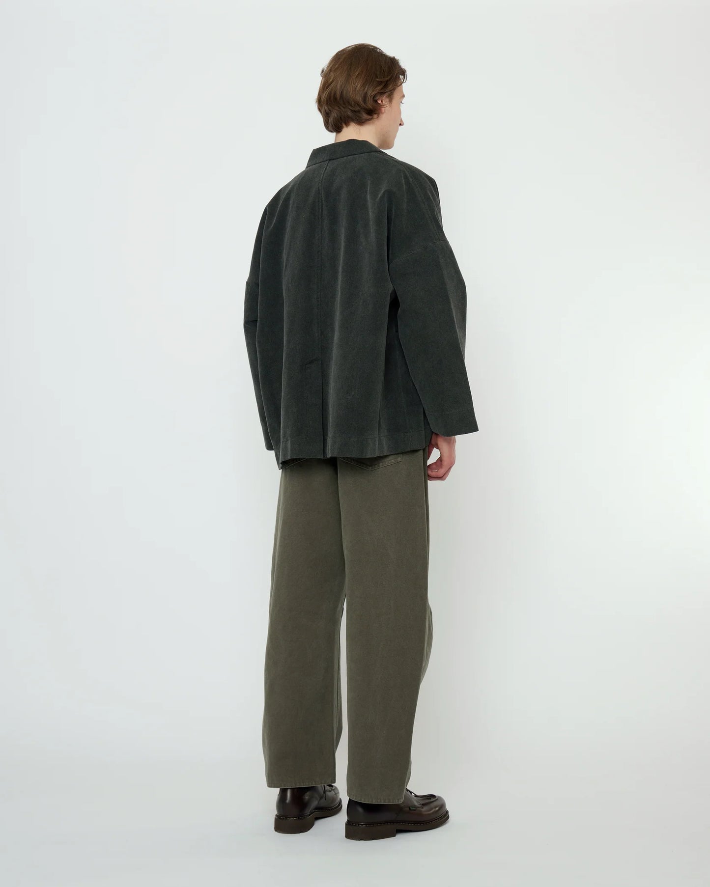 7115 by Szeki Unisex Curve Legged Work Trouser - Washed Olive