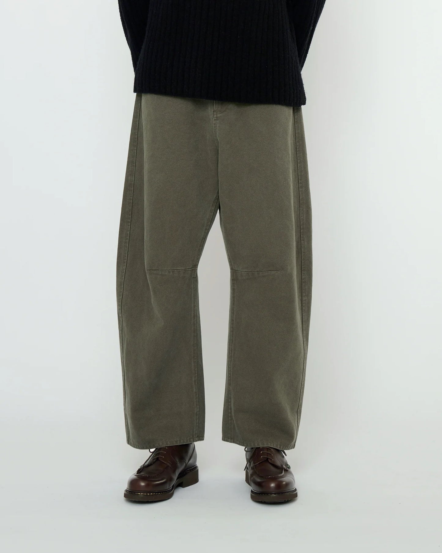 7115 by Szeki Unisex Curve Legged Work Trouser - Washed Olive