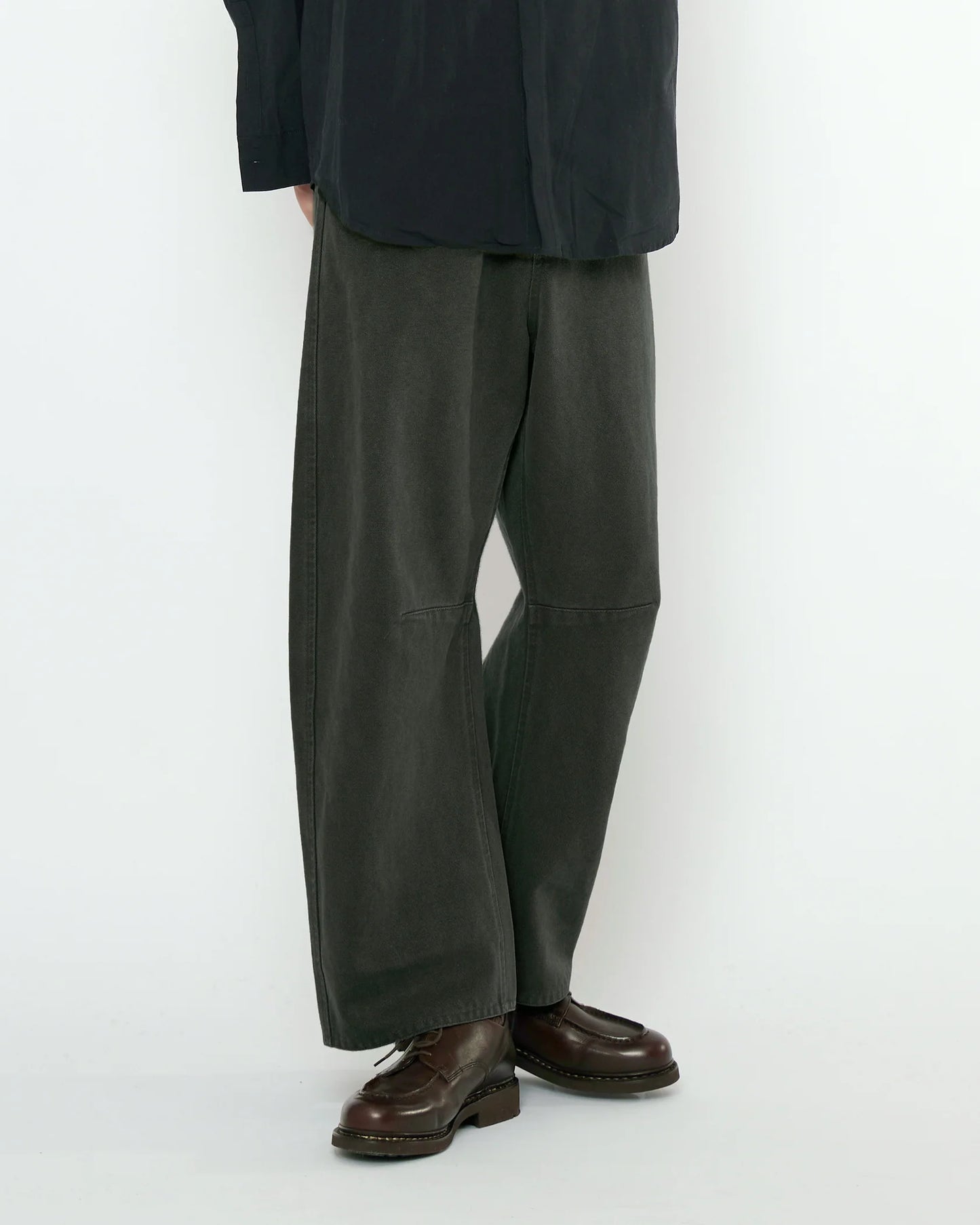 7115 by Szeki Unisex Curve Legged Work Trouser - Washed Black