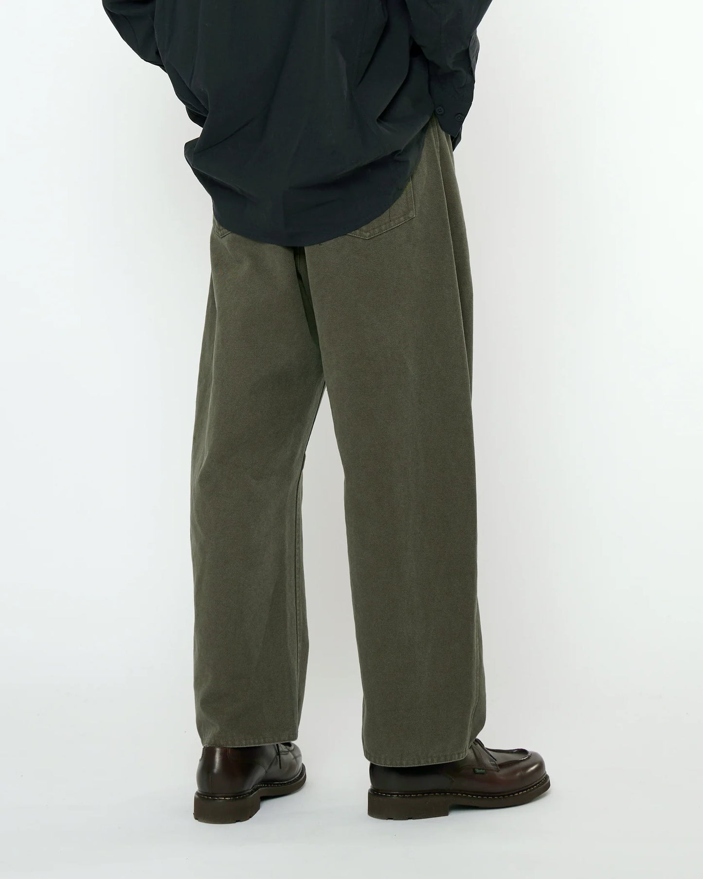 7115 by Szeki Unisex Curve Legged Work Trouser - Washed Olive
