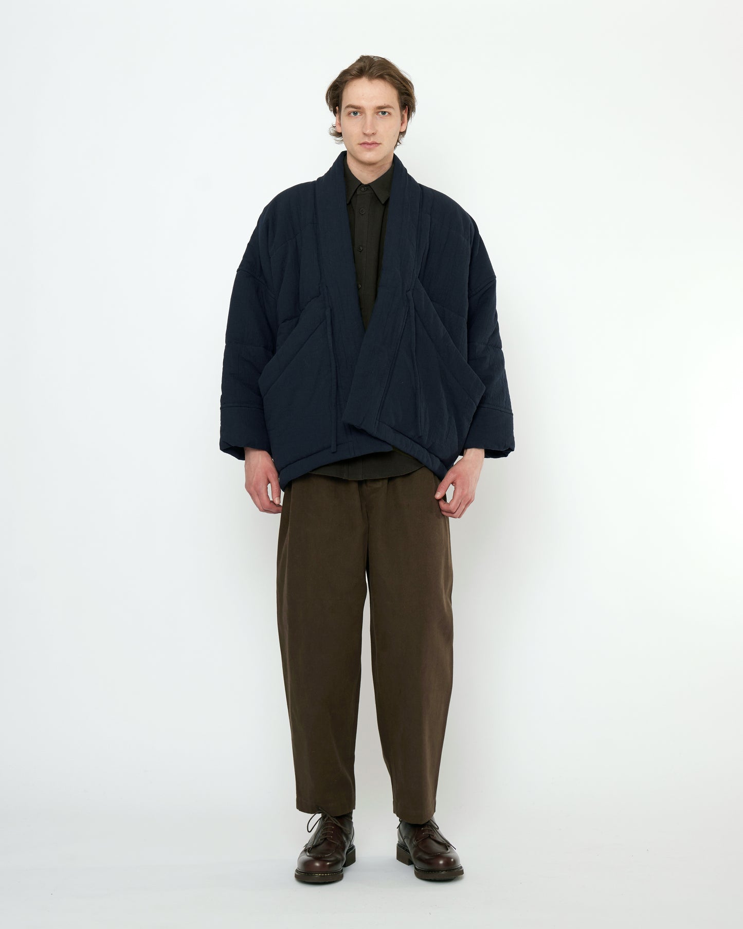 7115 by Szeki Unisex Signature Sumo Puffer - Textured Edition - Navy
