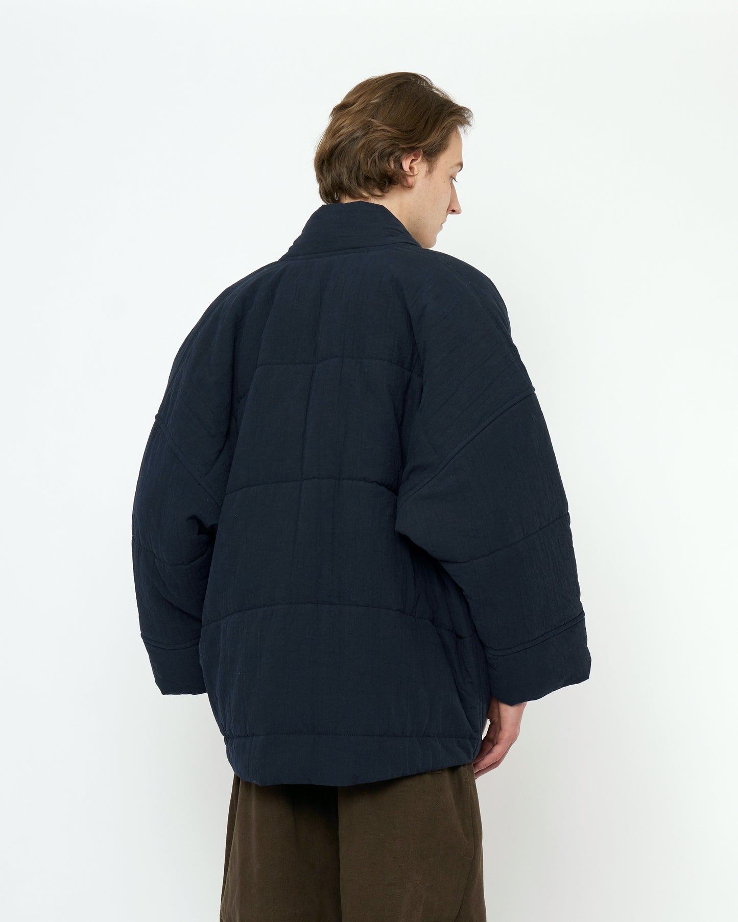 7115 by Szeki Unisex Signature Sumo Puffer - Textured Edition - Navy