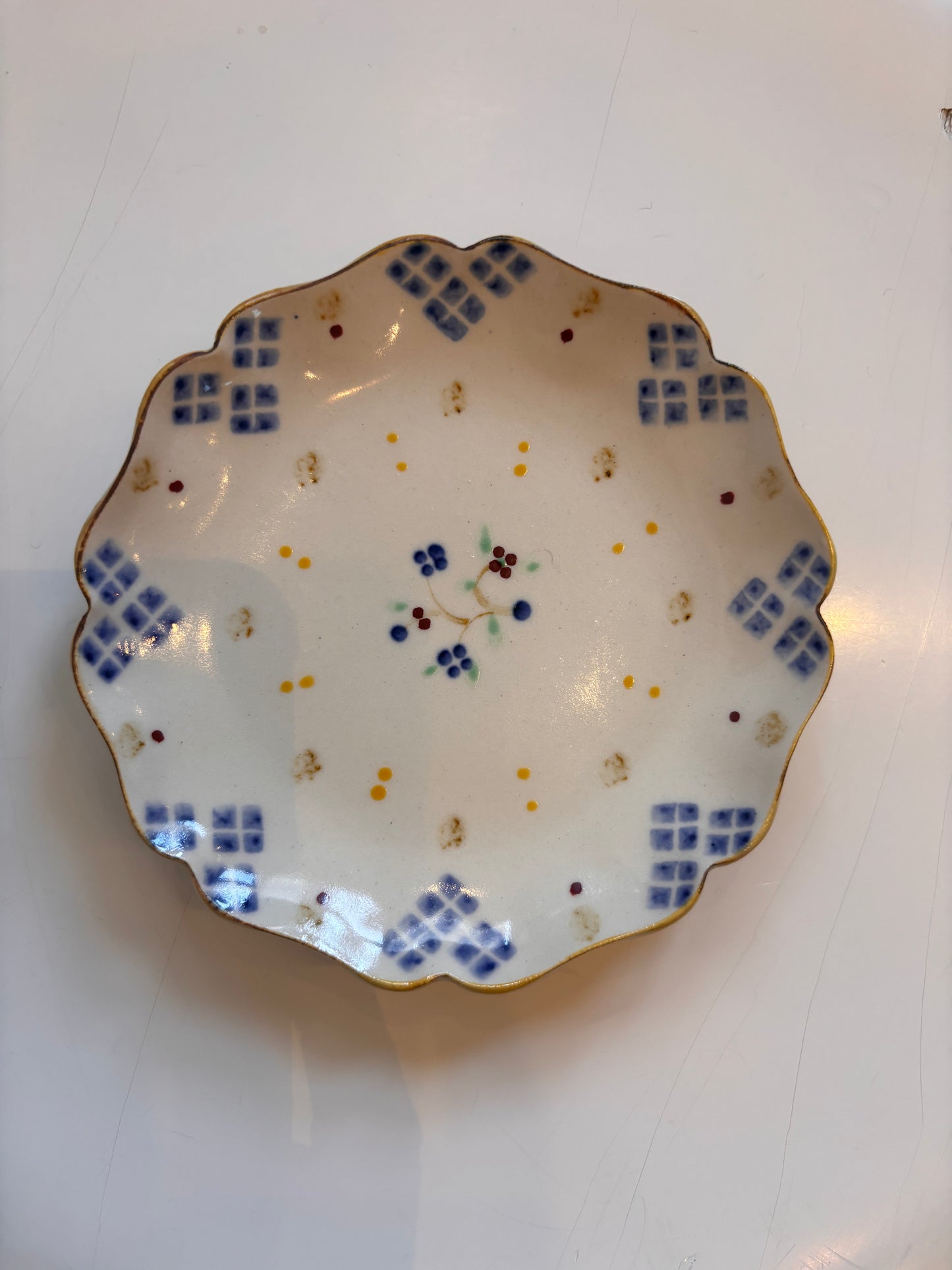 Kuroji Iroe Cup & Saucer by Misao Yajima - A